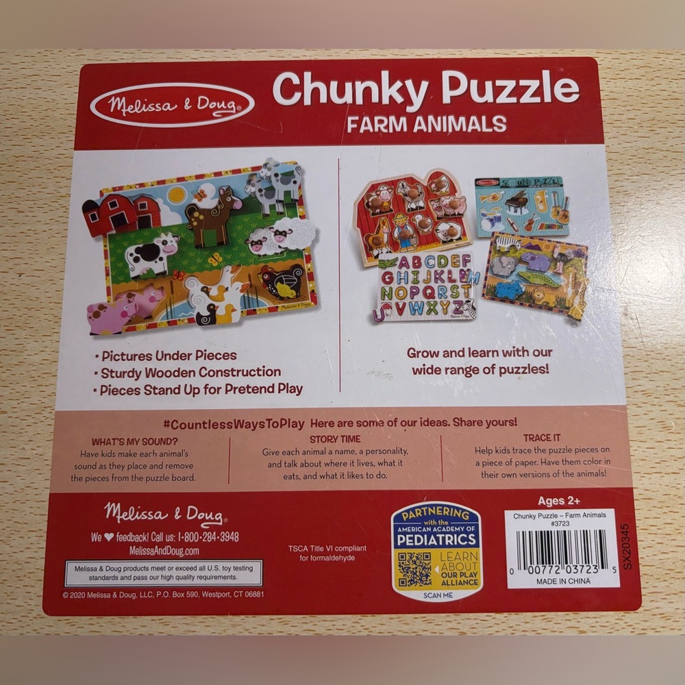 Melissa & Doug Farm Friends Puzzle - Picture 3 of 7